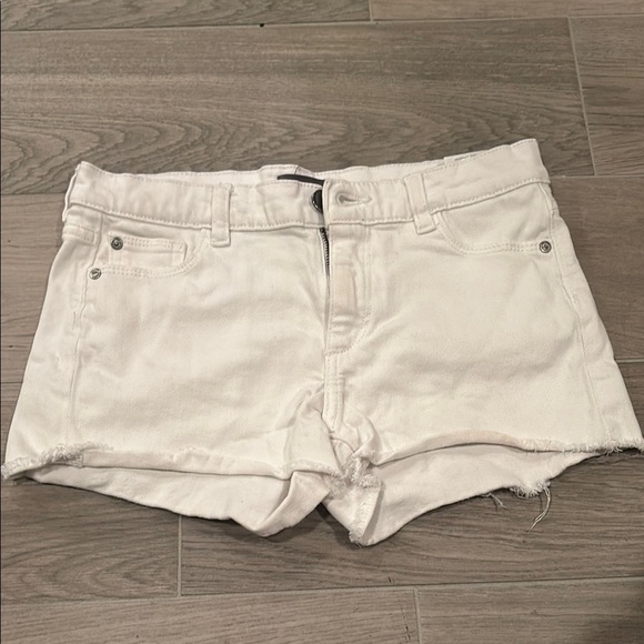 DL1961 Girls White Denim Shorts Size 16 - Picture 1 of 4